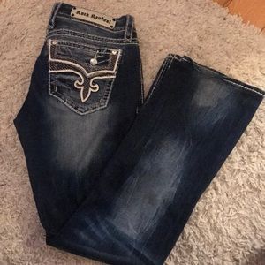 Rock Revival Size 31’’ Dark Wash Straight Leg